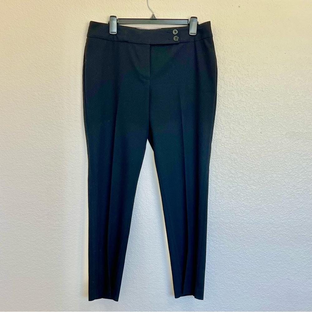 Investments Classic Black Pull On Women's Cropped Pants Size 8